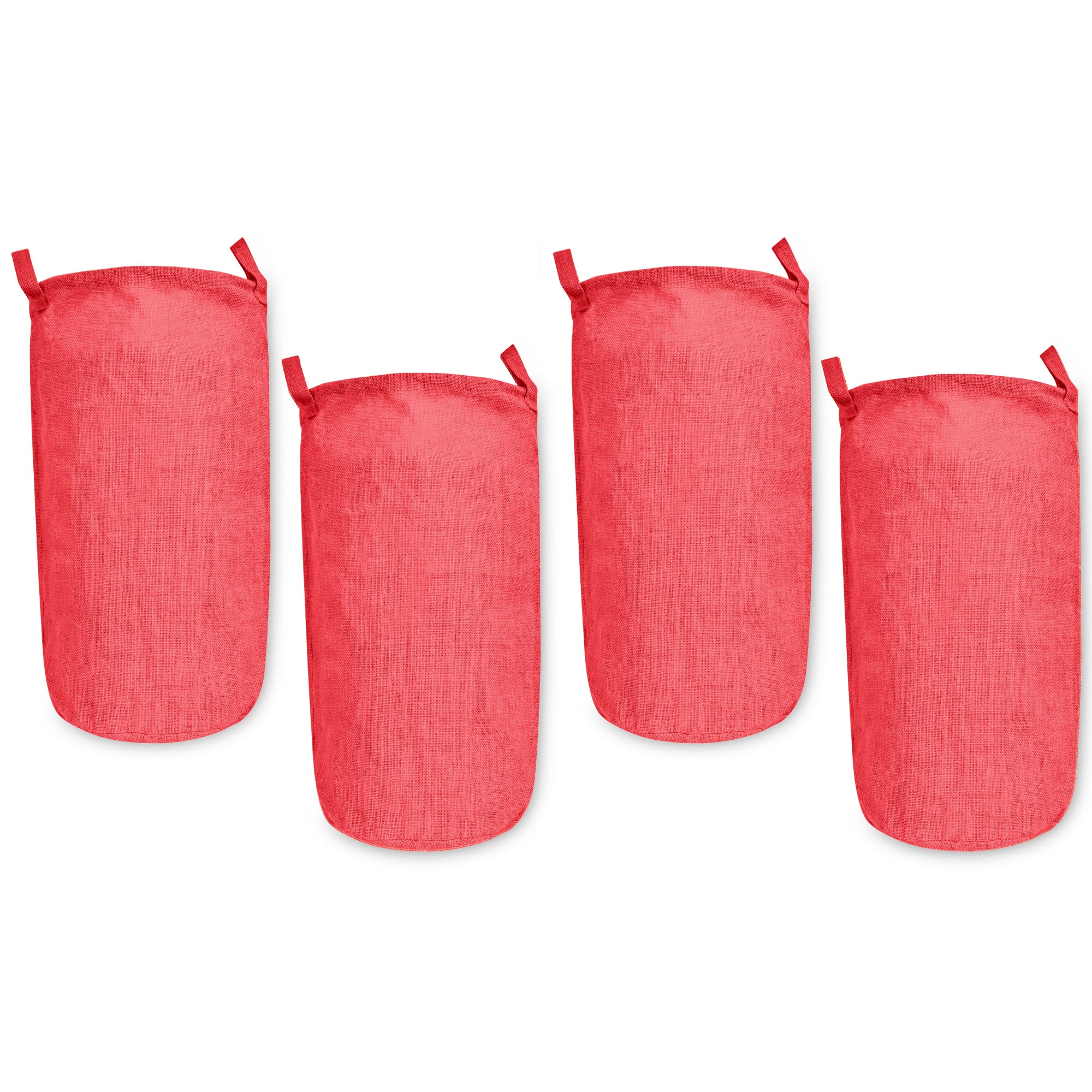 Coloured Jute Storage Baskets – Durable Foldable Hampers for Clothes, Toys & Home Organization | Eco-Friendly Burlap Bins (Packs of 4)