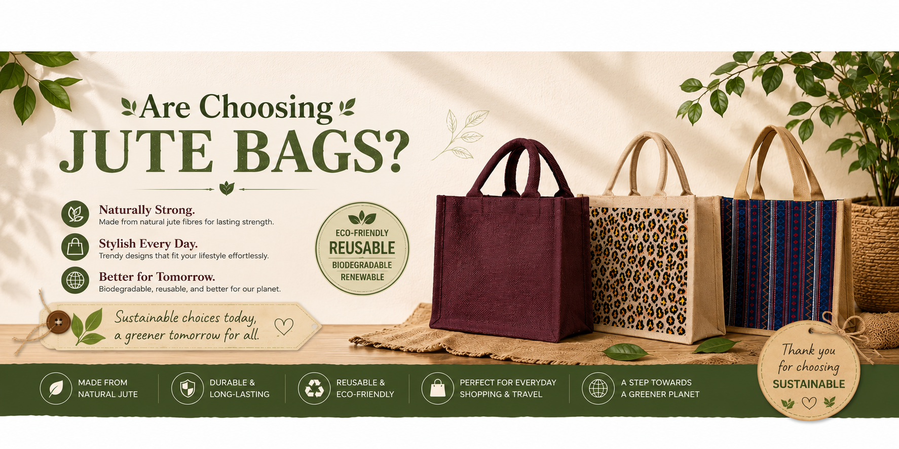 Why More Shoppers in Canada and the USA Are Choosing Jute Bags?