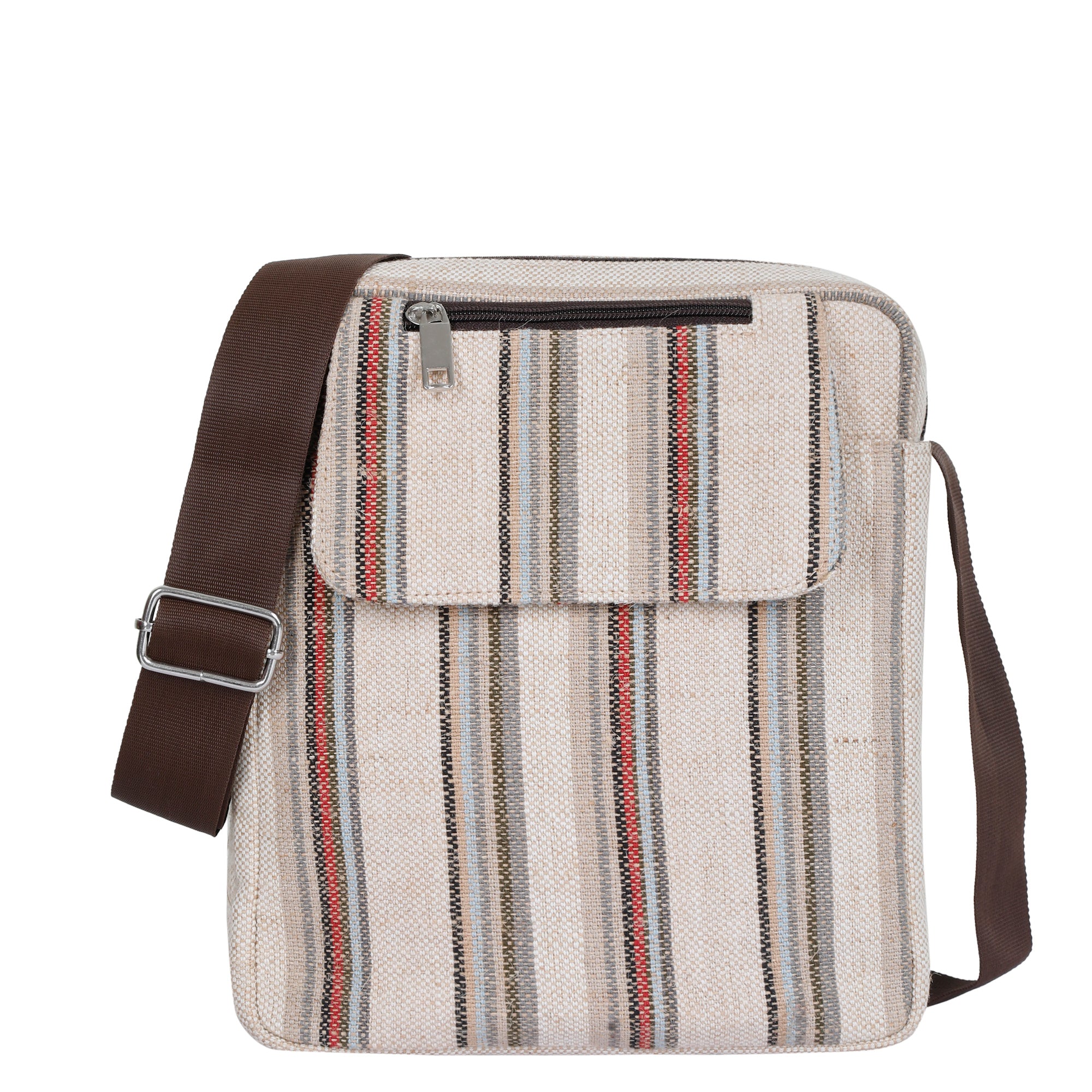 Multicolour Canvas Sling Crossbody Bag for Women – Adjustable Shoulder Bag, Travel, Shopping, Everyday Use